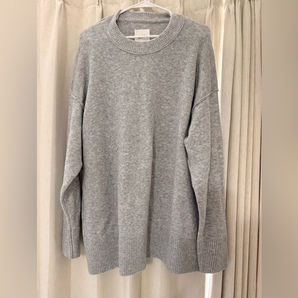 Aerie oversized Cozy Gray Knit Sweater